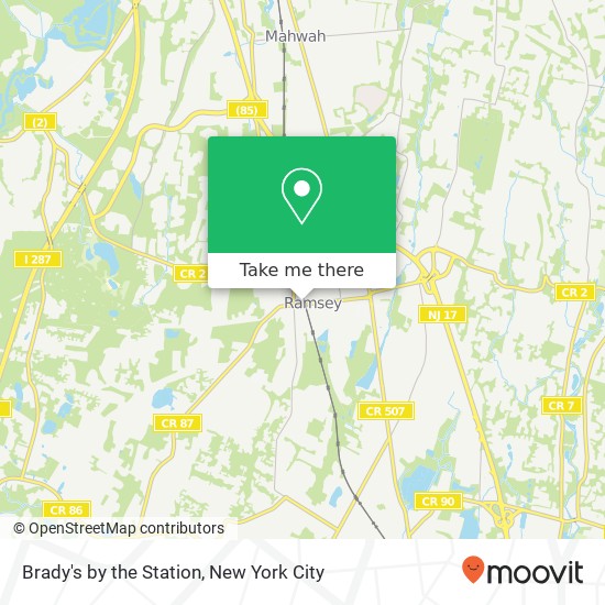 Mapa de Brady's by the Station