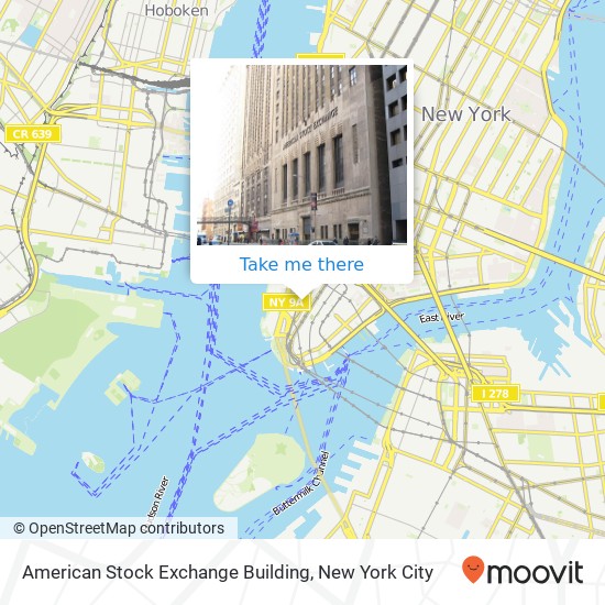 Mapa de American Stock Exchange Building