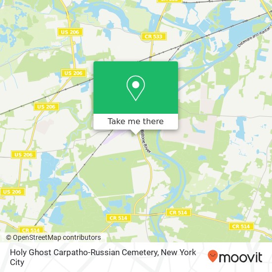 Holy Ghost Carpatho-Russian Cemetery map