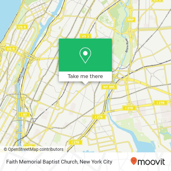 Mapa de Faith Memorial Baptist Church