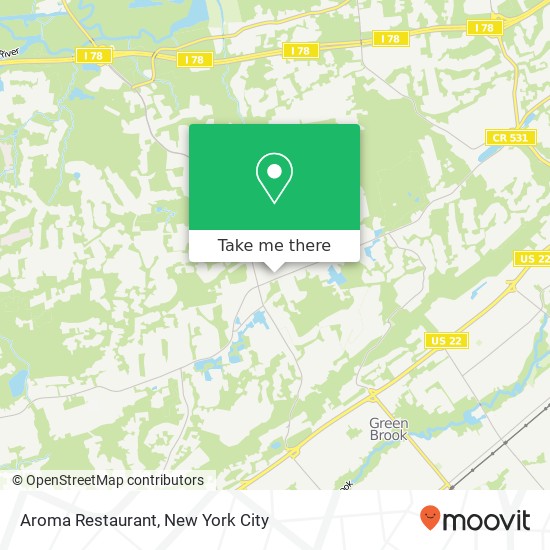 Mapa de Aroma Restaurant