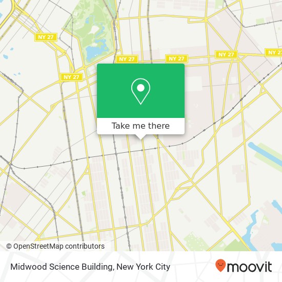 Midwood Science Building map