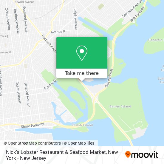 Nick's Lobster Restaurant & Seafood Market map