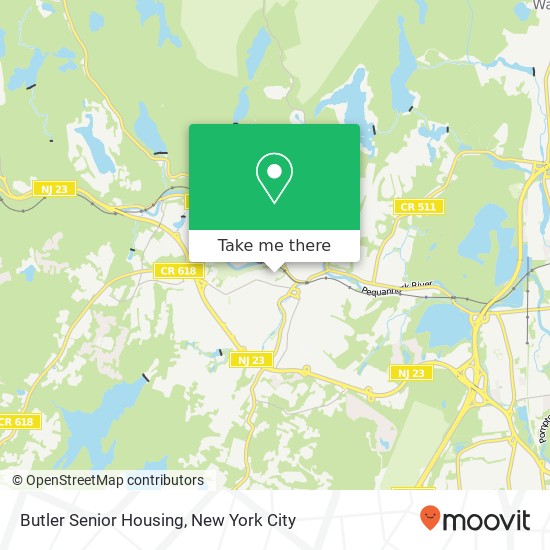 Butler Senior Housing map