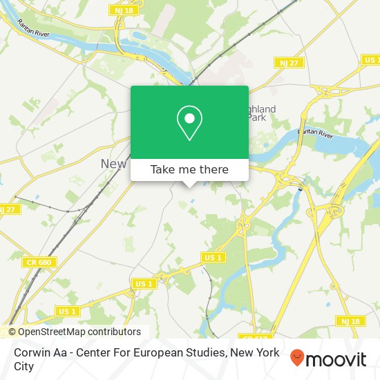 Corwin Aa - Center For European Studies map