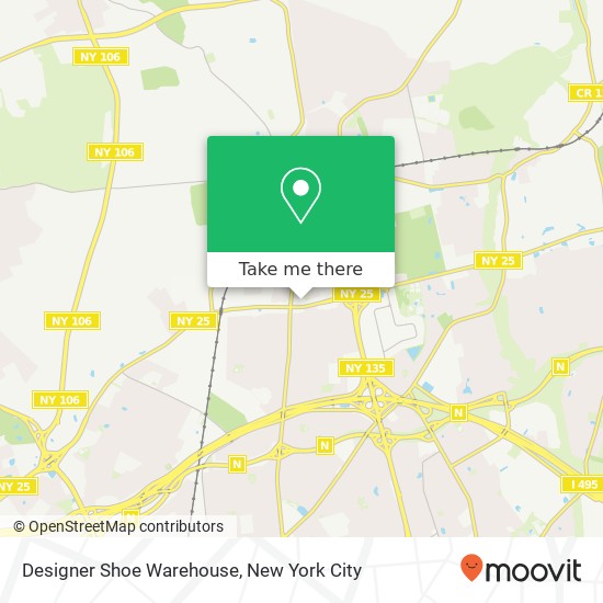 Designer Shoe Warehouse map