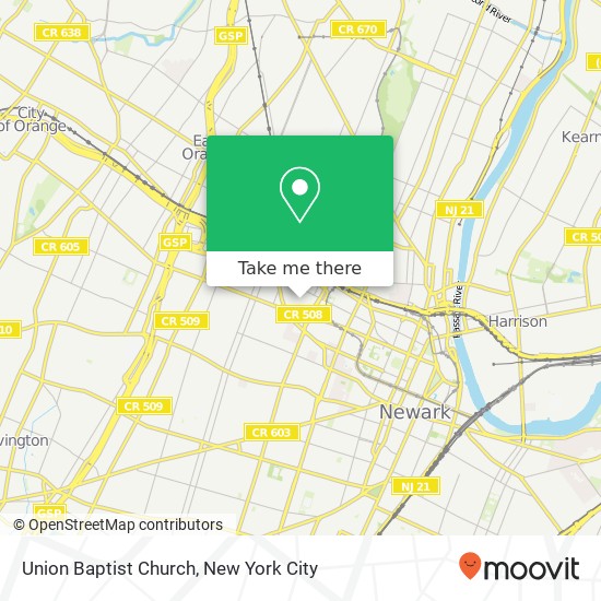 Mapa de Union Baptist Church