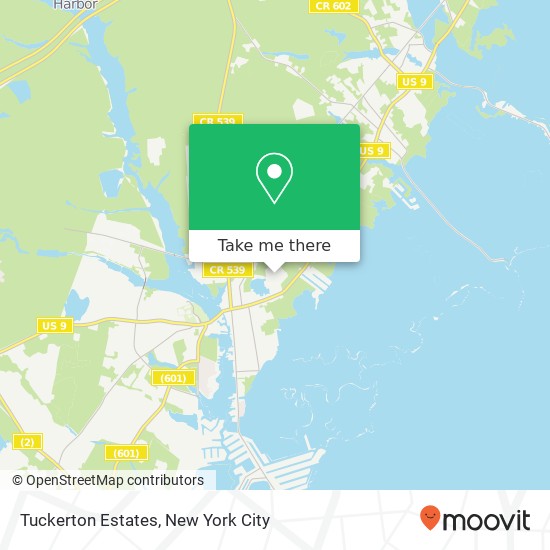 Tuckerton Estates map