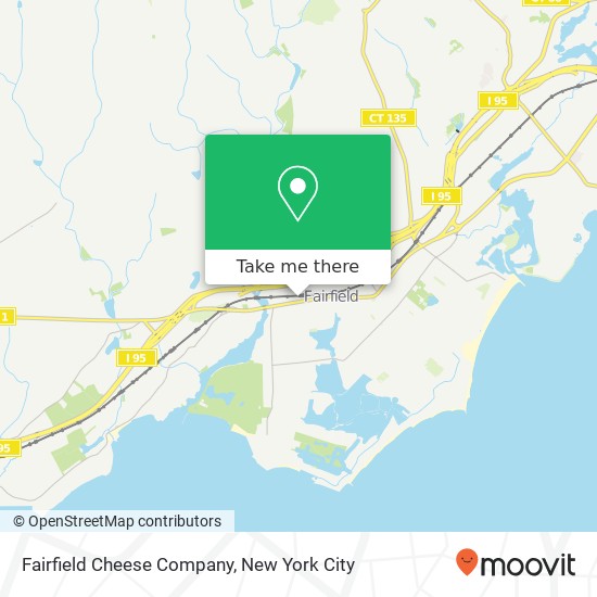 Mapa de Fairfield Cheese Company