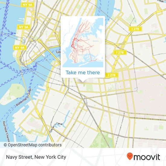 Mapa de Navy Street