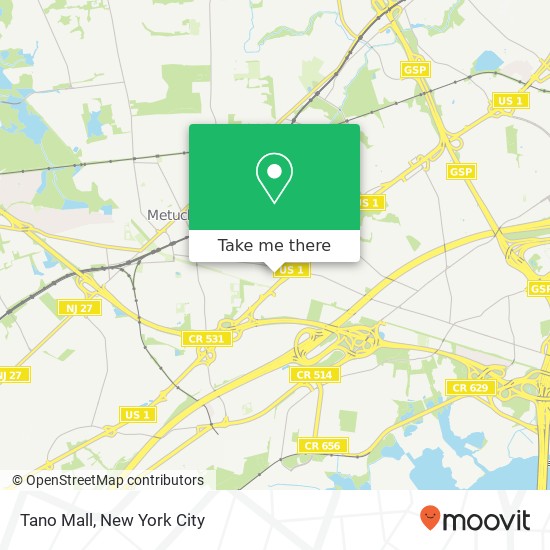 Tano Mall map