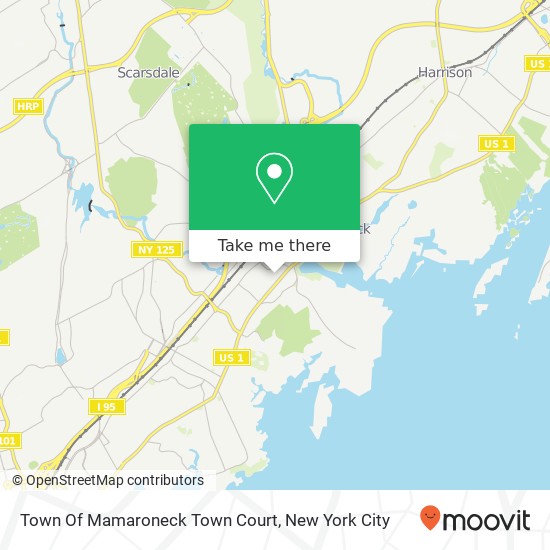 Mapa de Town Of Mamaroneck Town Court