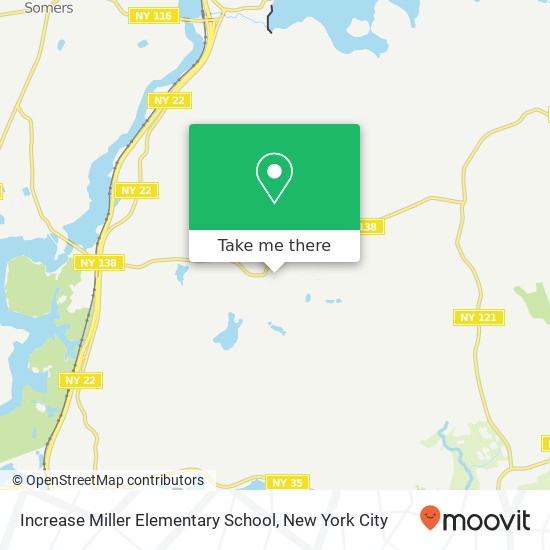 Increase Miller Elementary School map