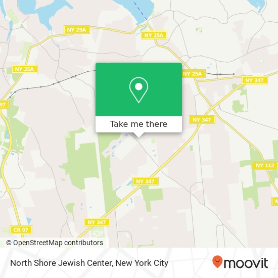 North Shore Jewish Center map