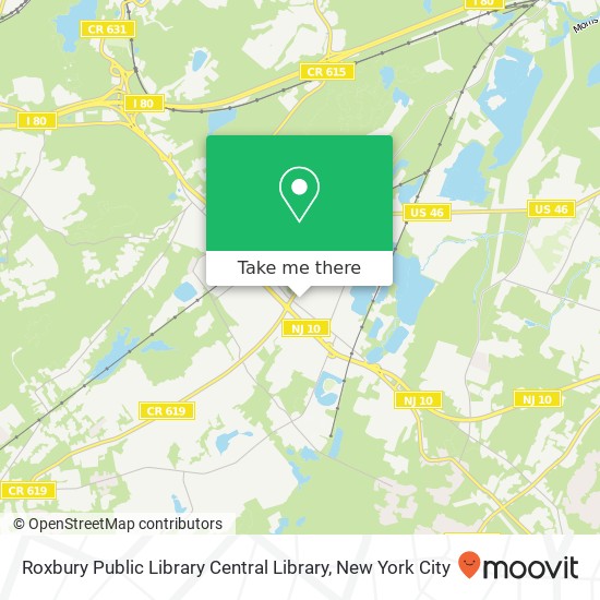 Roxbury Public Library Central Library map