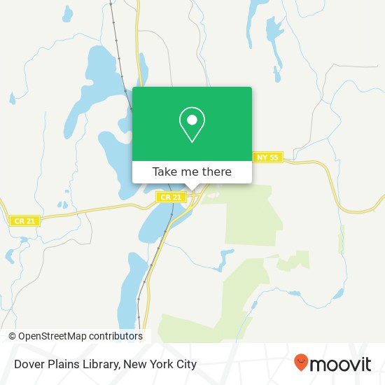 Mapa de Dover Plains Library