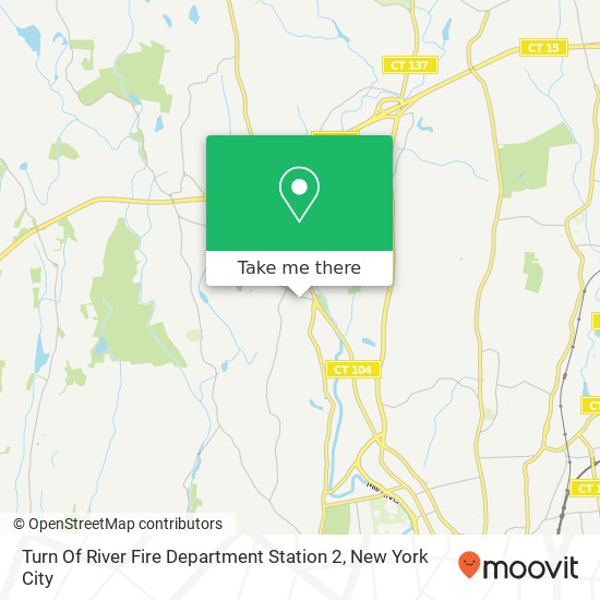 Mapa de Turn Of River Fire Department Station 2