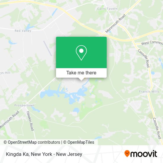 Mapa de Kingda Ka