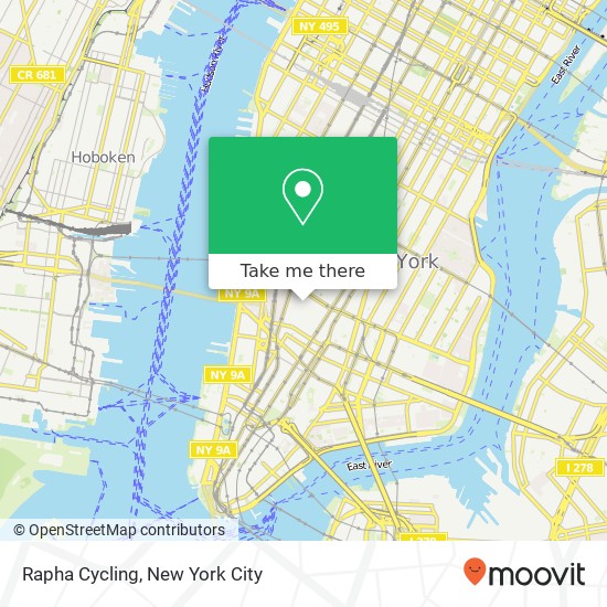 Rapha Cycling map