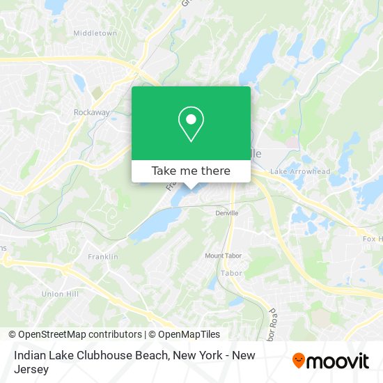 Indian Lake Clubhouse Beach map