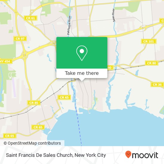Mapa de Saint Francis De Sales Church