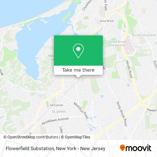 Flowerfield Substation map