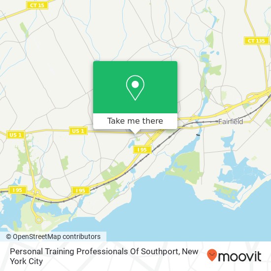 Personal Training Professionals Of Southport map