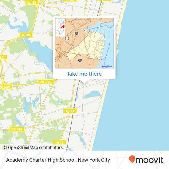 Academy Charter High School map