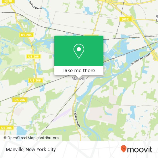 Manville map