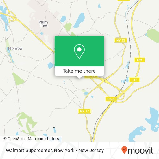 Mapa de Walmart Supercenter