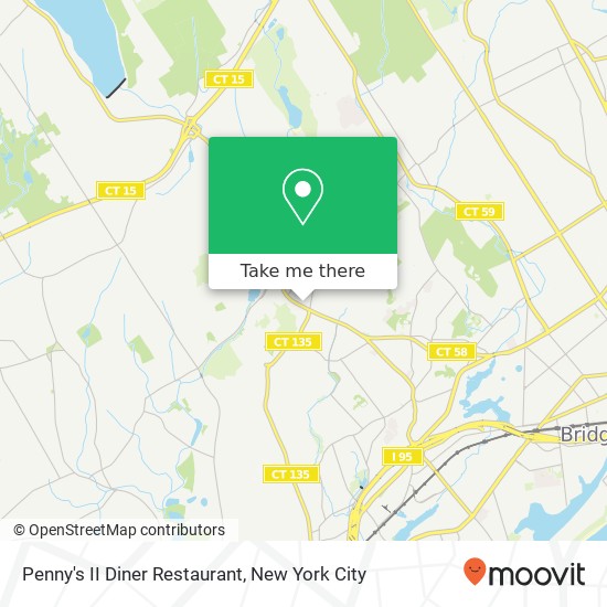 Mapa de Penny's II Diner Restaurant