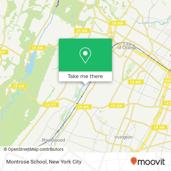 Mapa de Montrose School