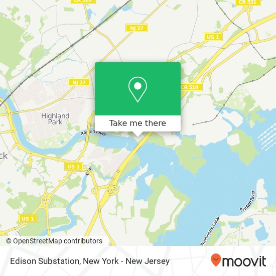 Edison Substation map