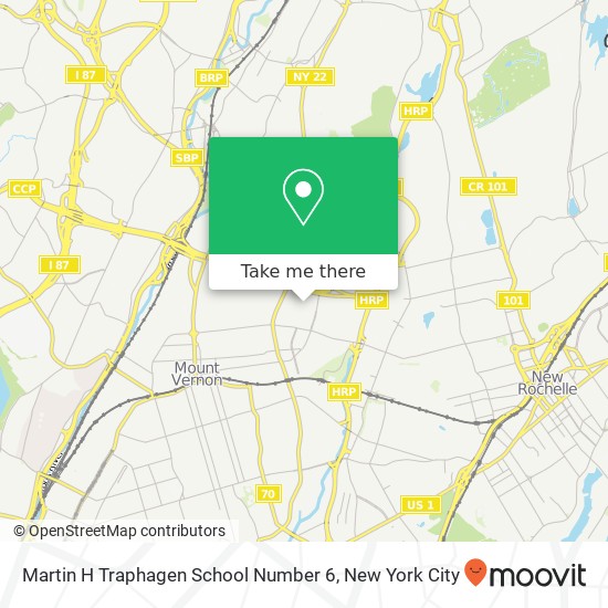 Mapa de Martin H Traphagen School Number 6