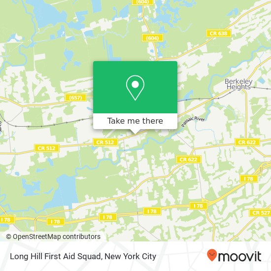 Long Hill First Aid Squad map