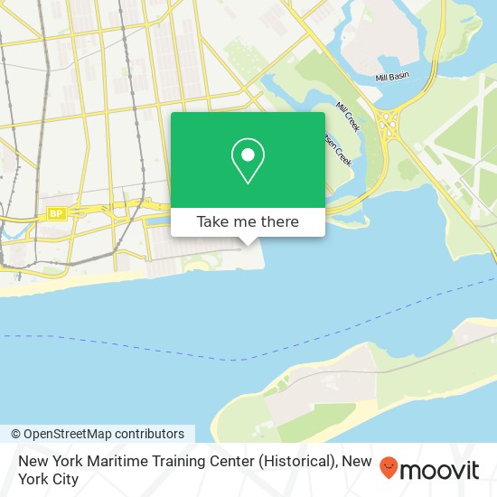 Mapa de New York Maritime Training Center (Historical)