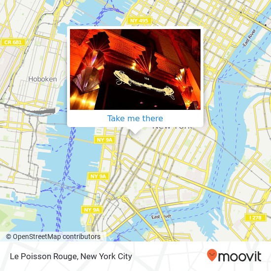 Le Poisson Rouge map