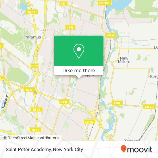 Mapa de Saint Peter Academy