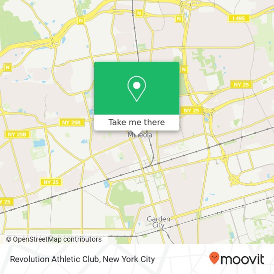 Revolution Athletic Club map