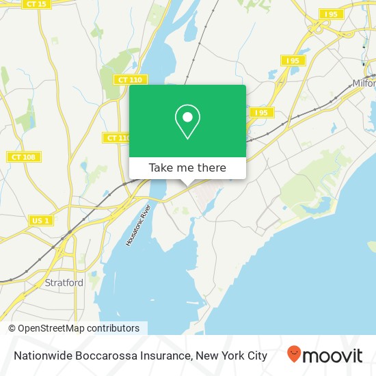 Mapa de Nationwide Boccarossa Insurance