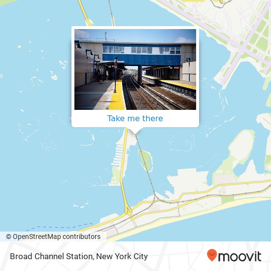 Broad Channel Station map