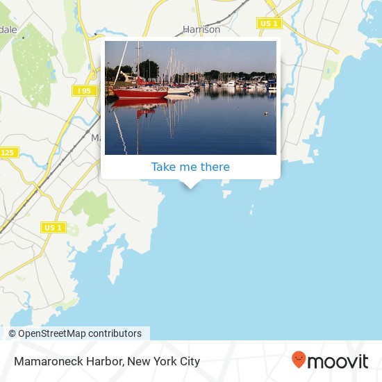 Mamaroneck Harbor map