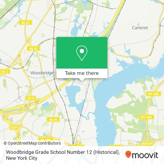 Woodbridge Grade School Number 12 (Historical) map