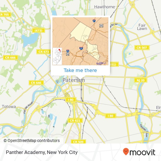 Panther Academy map