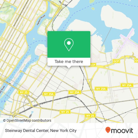 Steinway Dental Center map