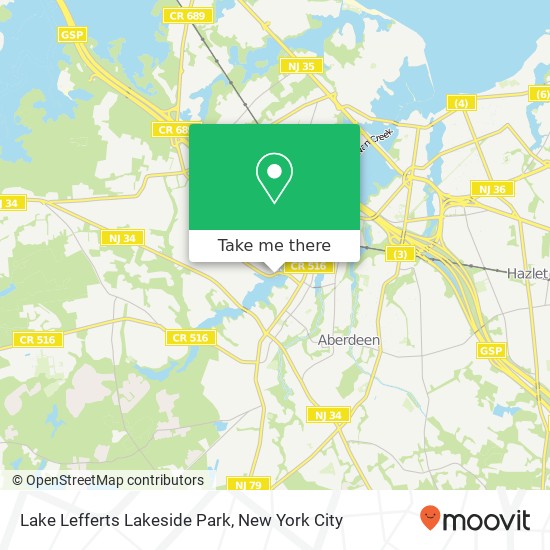 Mapa de Lake Lefferts Lakeside Park