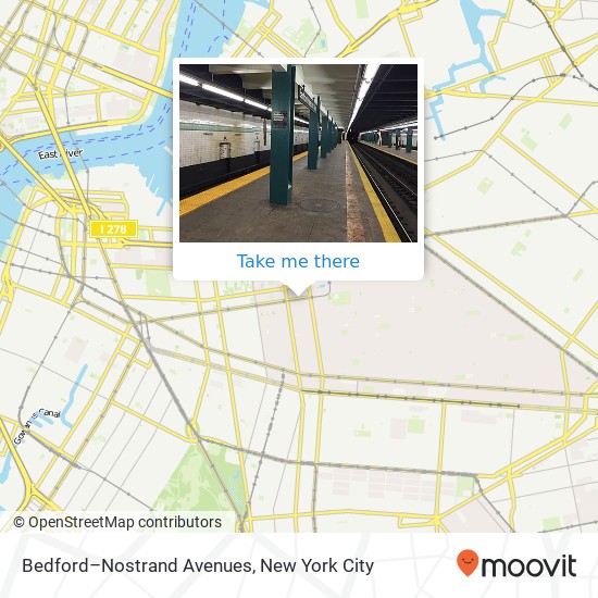 Mapa de Bedford–Nostrand Avenues