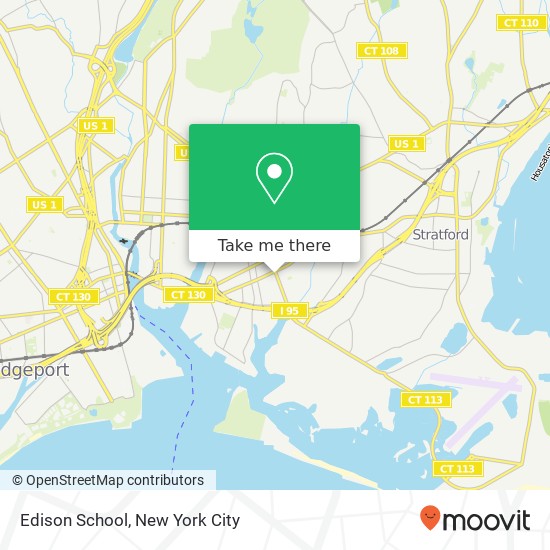 Edison School map