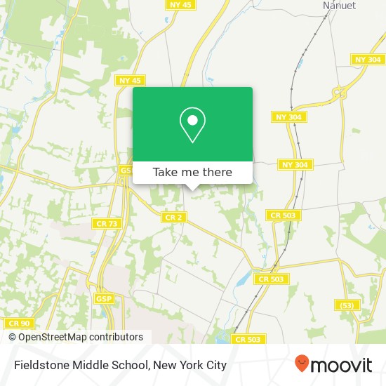 Mapa de Fieldstone Middle School