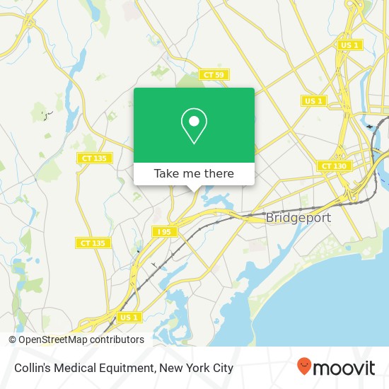 Collin's Medical Equitment map